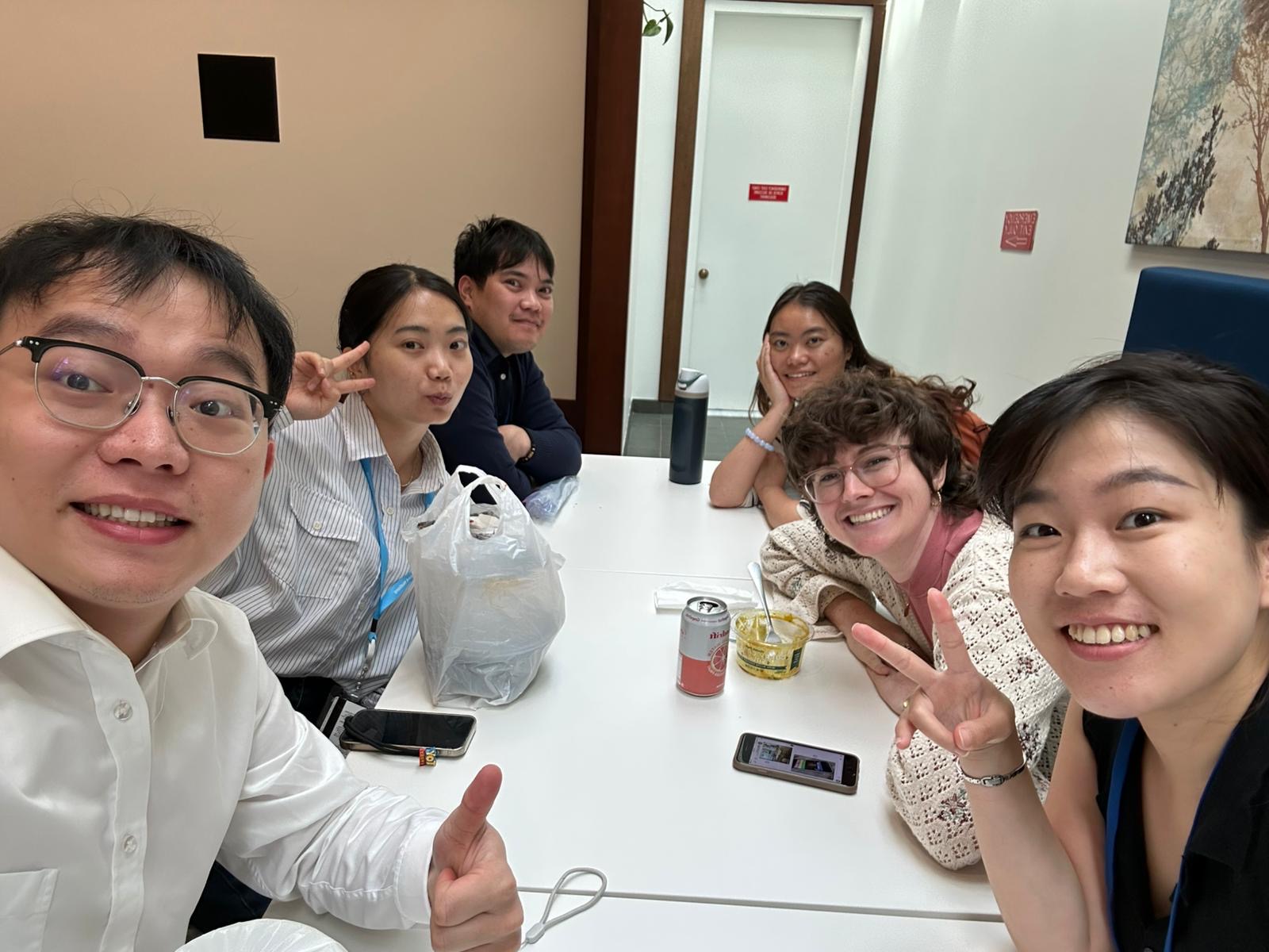 Practicum students at UNICEF offices in New York.