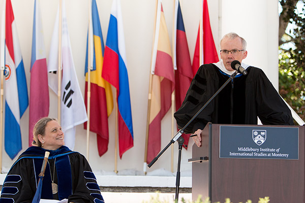 2017 Spring Commencement Laurie Patton and Bill McKibben