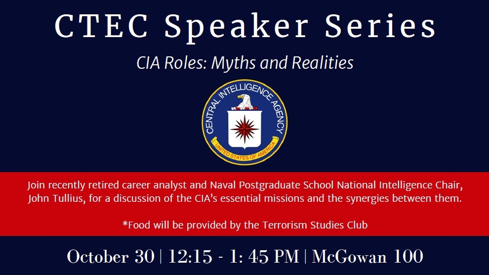 CTEC Speaker Series Flier - John Tullius