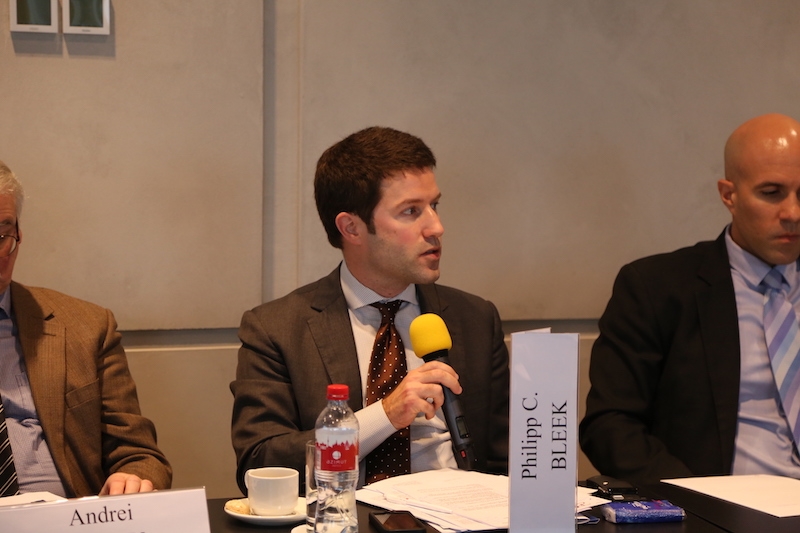 Bleek speaking in Moscow - Pir Center 2019