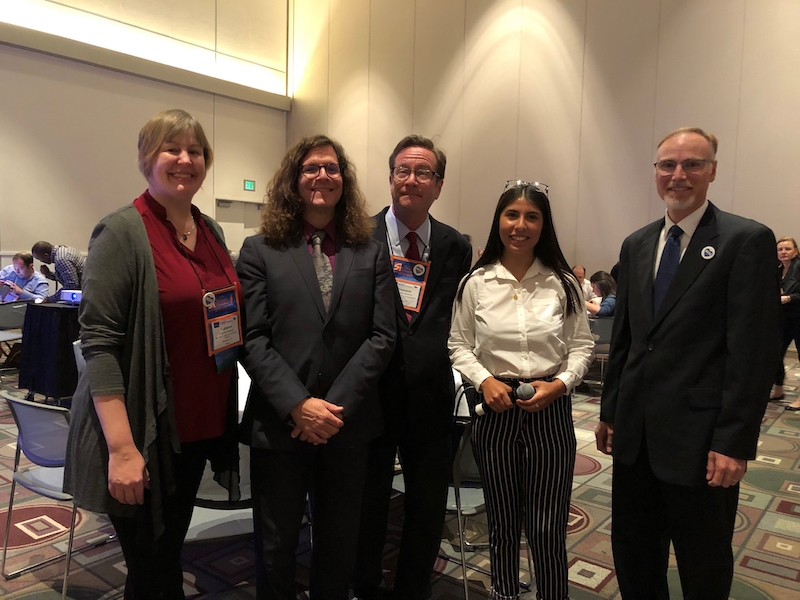 Daniel Chatham, Chris McShane, Katherine Punteney, and David Wick, joined by MIIS student Alexandra Ramos Lopez (IEM ’20