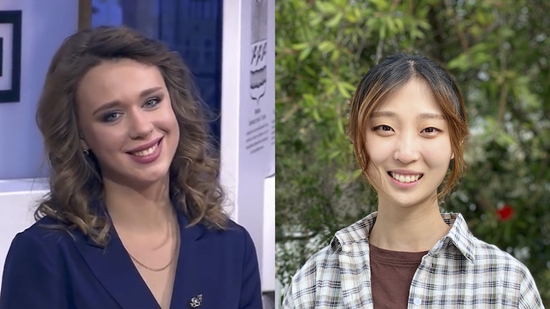 Inna Rodina and Ren Yi