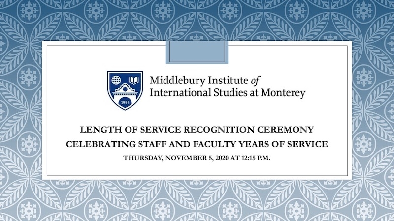 Length of Service slide