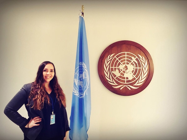 Elin Orre at the UN Elin Orre at the UN