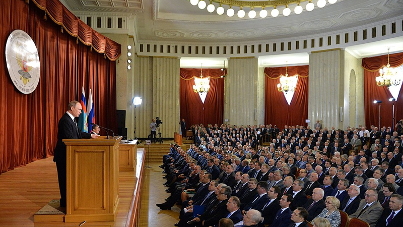 Putin Addresses the Russian Foreign Ministry