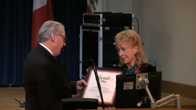 Jan Black with Bill Monning