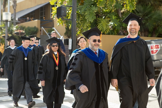 Faculty winter commencement 2018