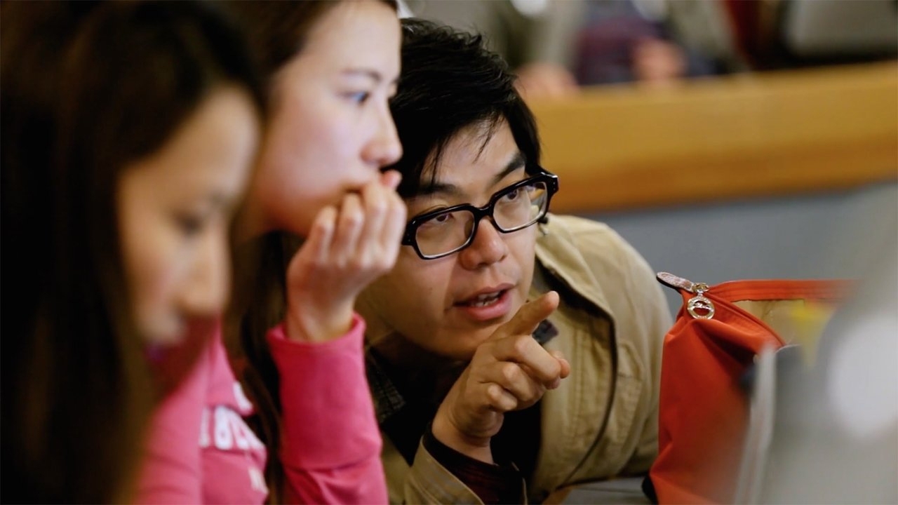Translation and Localization Management chair Max Troyer and current TLM students