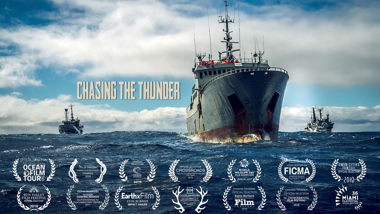Movie poster for film Chasing the Thunder