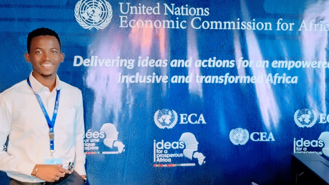 Lincoln Ngaboyisonga (MA IPD/MA ITED ‘22) completed an internship with the UNECA Subregional Office for Eastern Africa, Kigali, Rwanda. He worked on projects exploring the impact of COVID-19 on macoeconomic and social development work in East Africa.