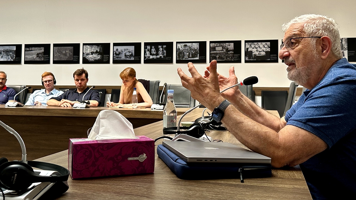 Professor Suny at Armenian Genocide Museum