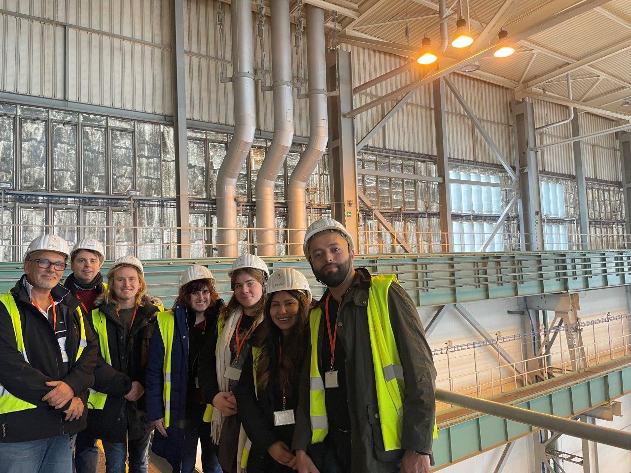Students Visiting a Nuclear Reactor