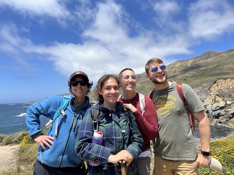 TESOL students hiking