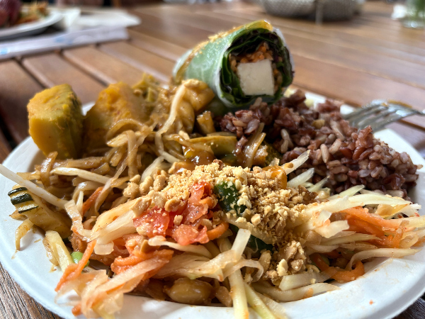 vegan and GF Thai Food from Love Thai in Pacific Grove