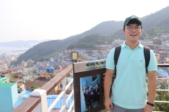 MIIS Student Yoo Dong-suk standing outside