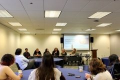 student panel for International Education Week