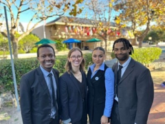 A group of 4 students