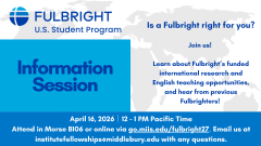Fulbright Info Session