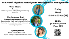  PSS Panel: Physical Security and Strategic Risk Management 