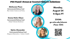 PSS Panel: Ocean & Coastal Climate Solutions