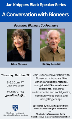 A Conversation with Bioneers