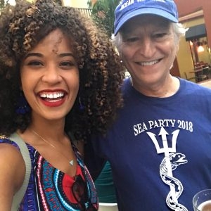 Dani Washington and David Helvarg--two ocean activists