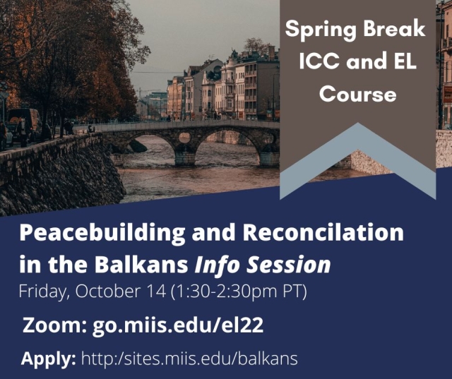 Peace and Reconciliation in the Balkans: Spring Break Course Info ...