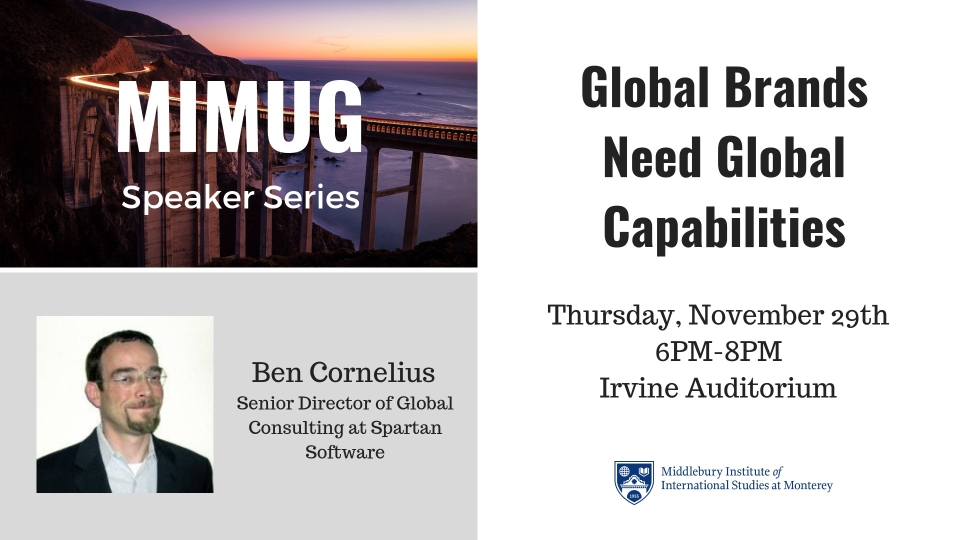 MIMUG - Global Brands Need Global Capabilities