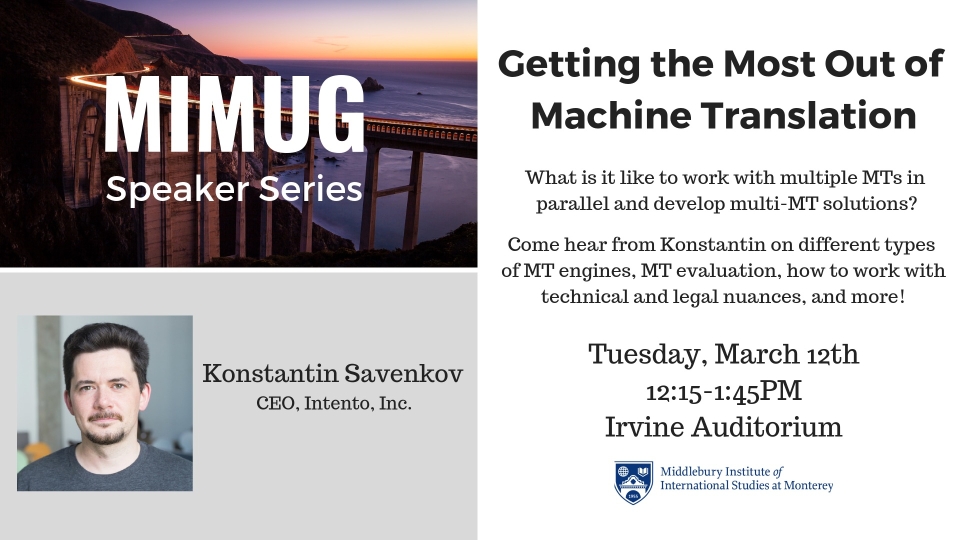 MIMUG Speaker Series: Konstantin Savenkov