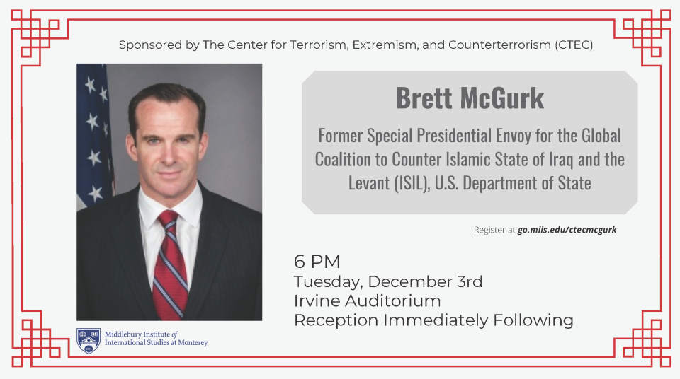 Brett McGurk flyer