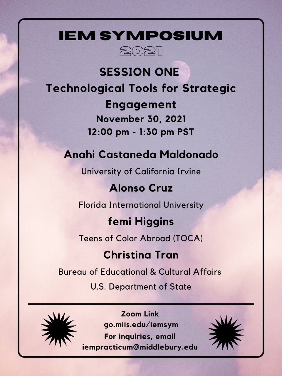International Education Management presentations for session one