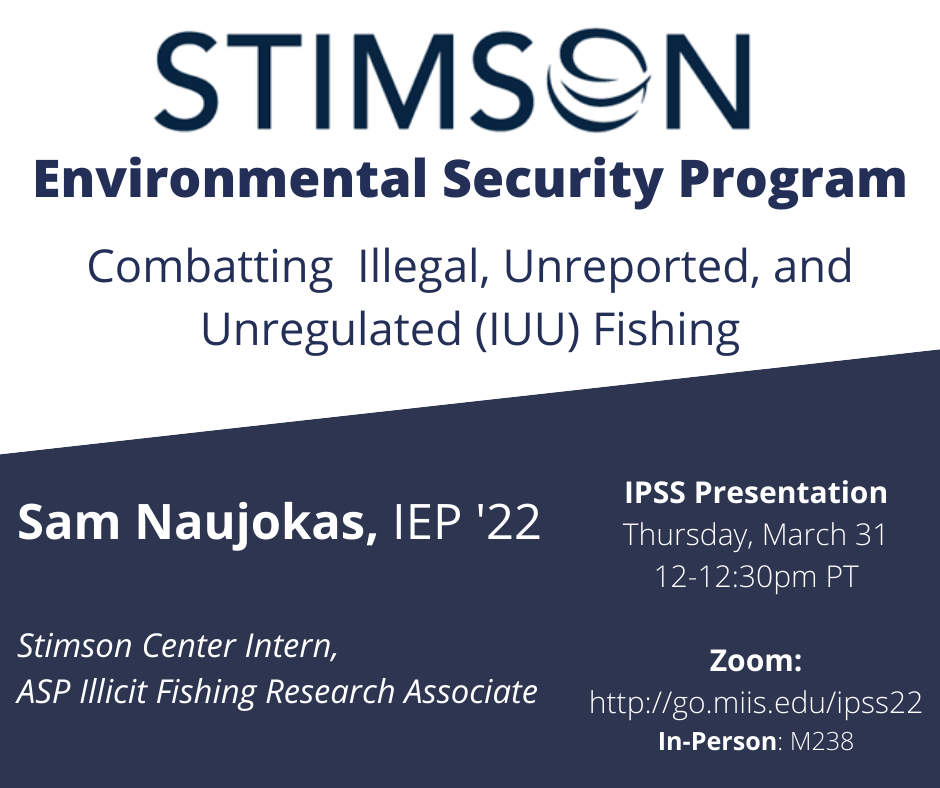 Stimson Center IEP Student Presentation