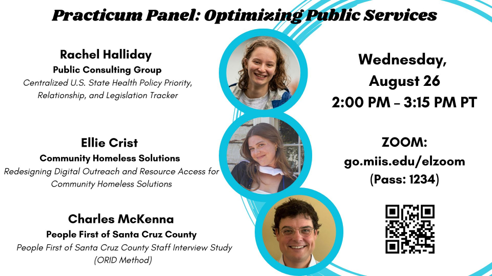 Practicum Panel Details for Aug 26