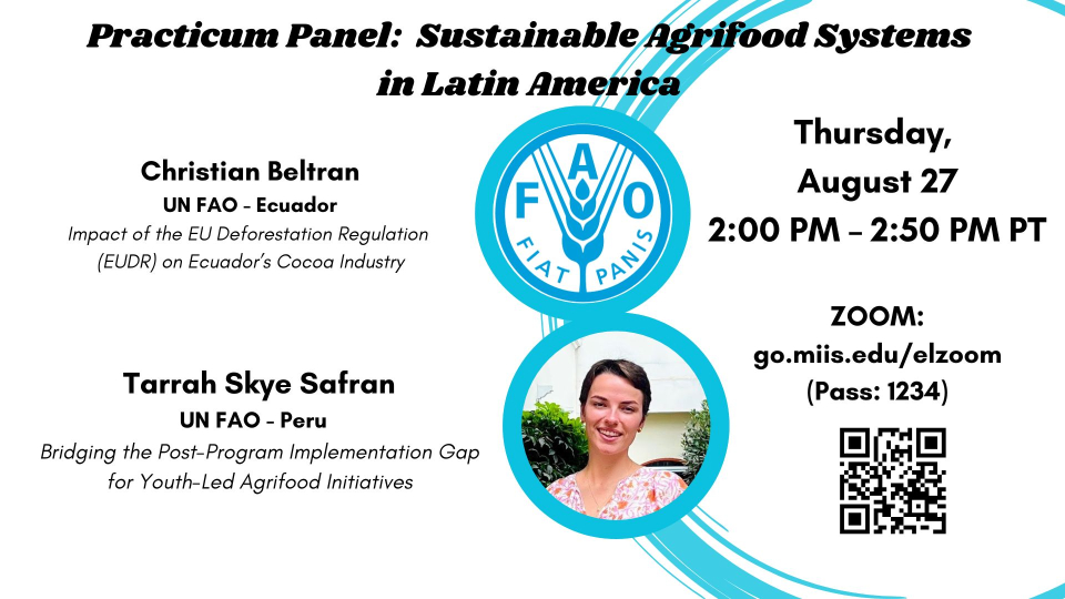 FAO Practicum Panel