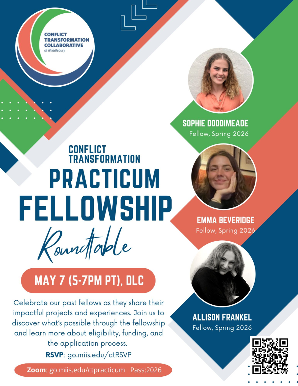 Practicum Fellowship Sharing Session on May 7