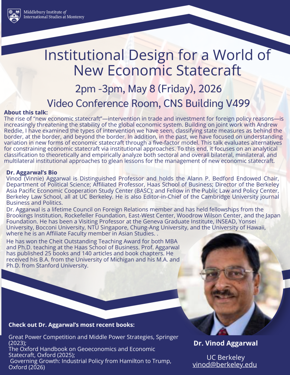 Institutional Design for a World of New Economic Statecraft