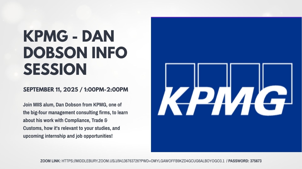 KPMG Info Session
