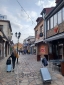 walking through Old Bazaar Skopje