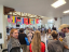 people milling about inside the samson center