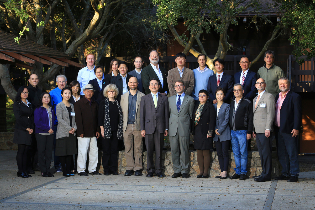 Group photo from First Annual Oceans in National Income Accounts Symposium, October 2015, held at Asilomar Conference Grounds, hosted by the Center for the Blue Economy 