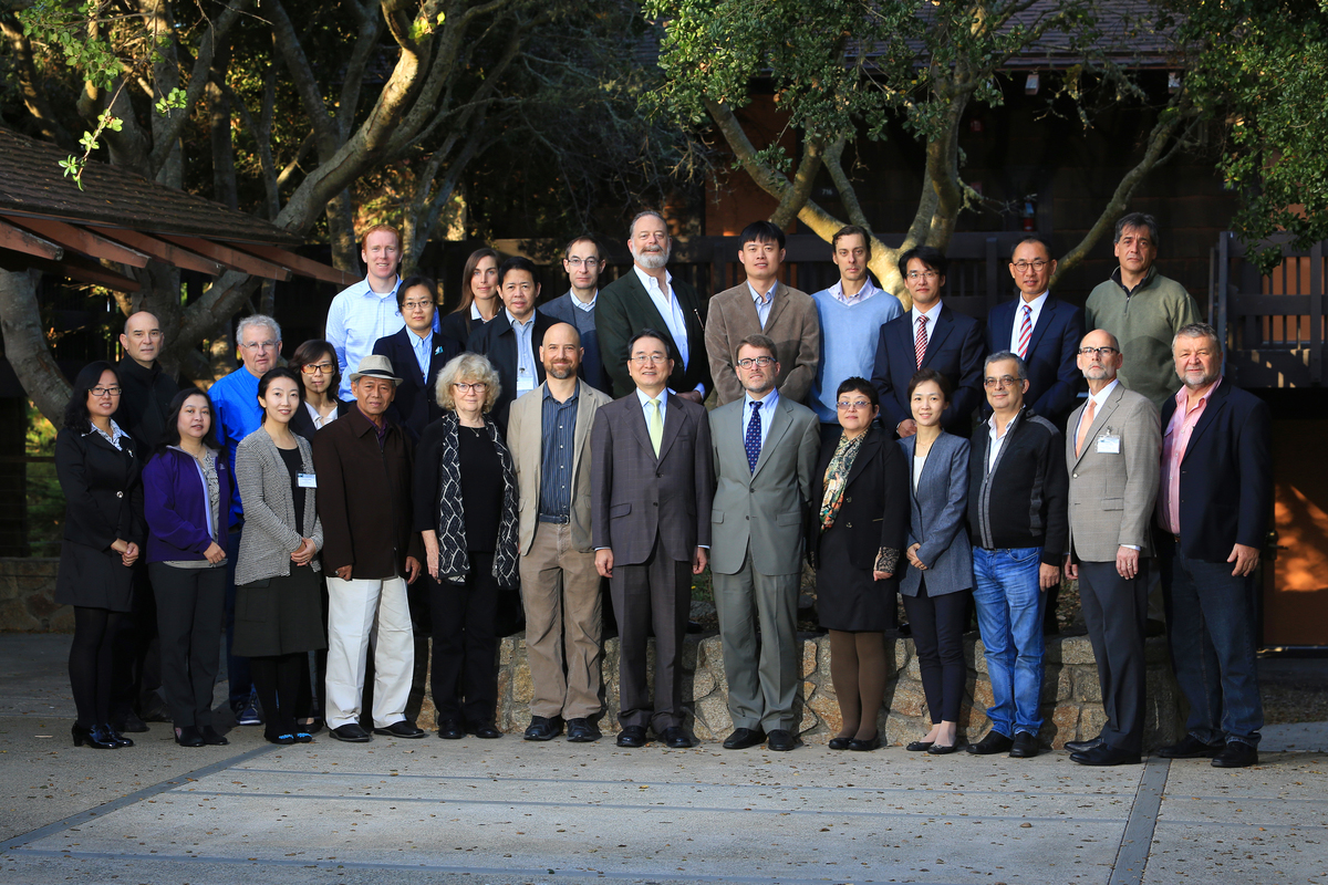 Group photo from First Annual Oceans in National Income Accounts Symposium, October 2015, held at Asilomar Conference Grounds, hosted by the Center for the Blue Economy