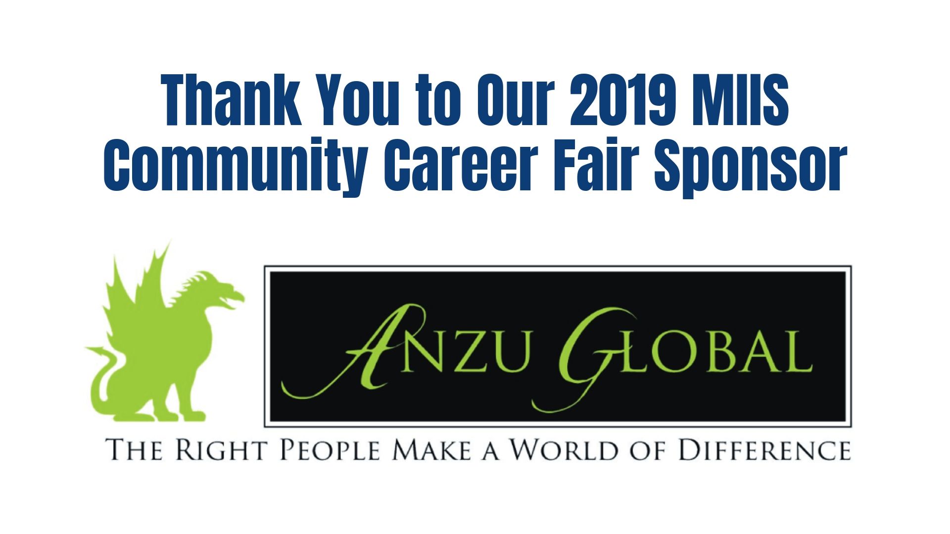 2019 MIIS Community Career Fair Sponsors