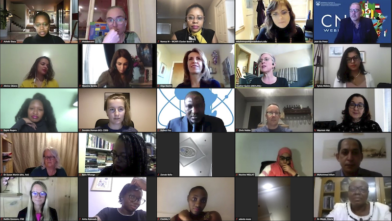 Screenshot of Women in STEM in Africa CNS Africis course