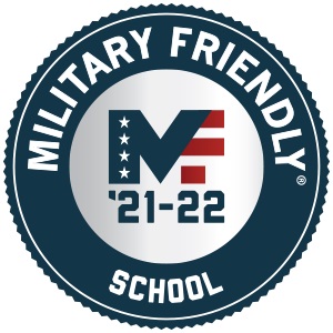 Military Friendly School 2021-2022 Badge Logo