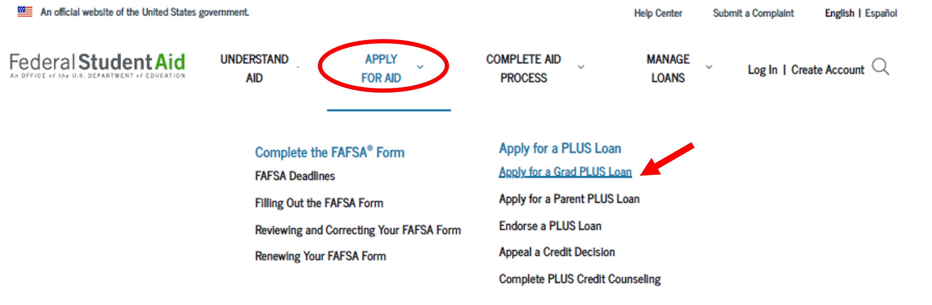 Grad PLUS Loan Application