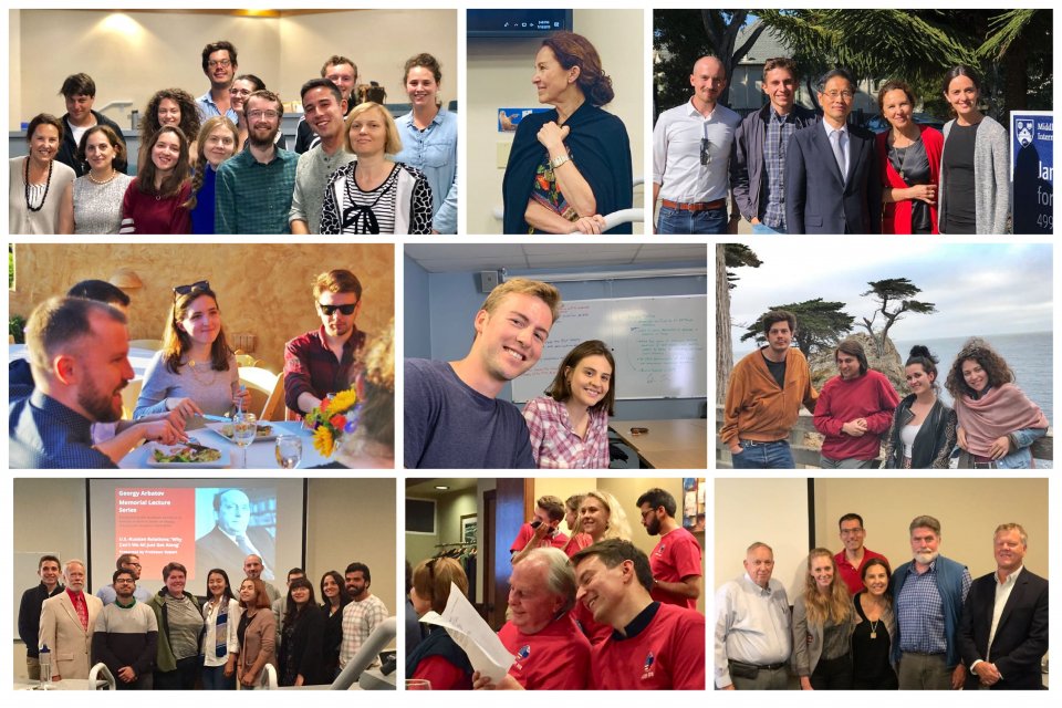 Collage of pictures from MSSR with fellows and experts in it
