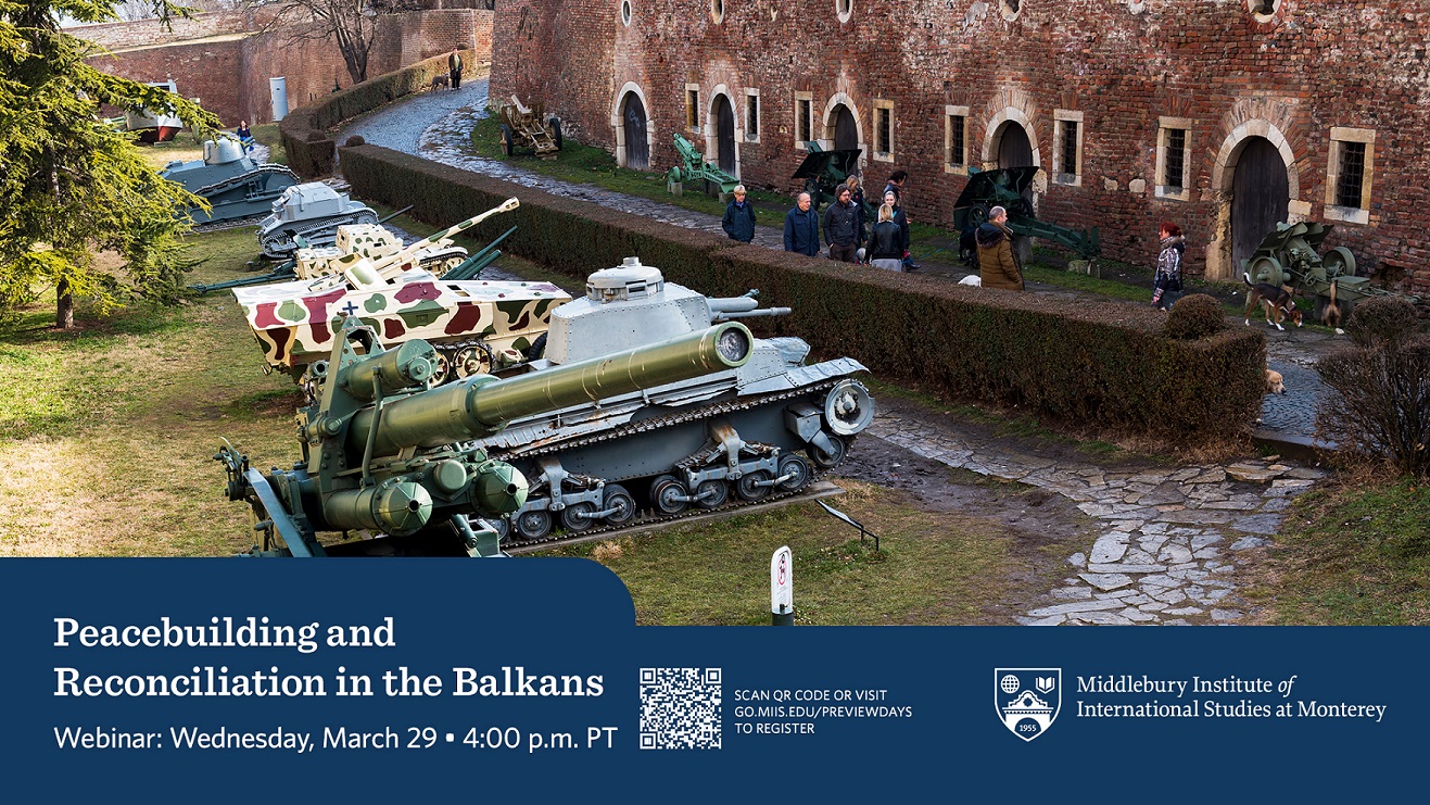 Event poster showing tanks at a military museum