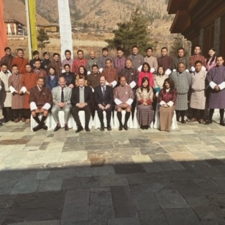 CTEC Director Jason Blazakis with Bhutan officials. 