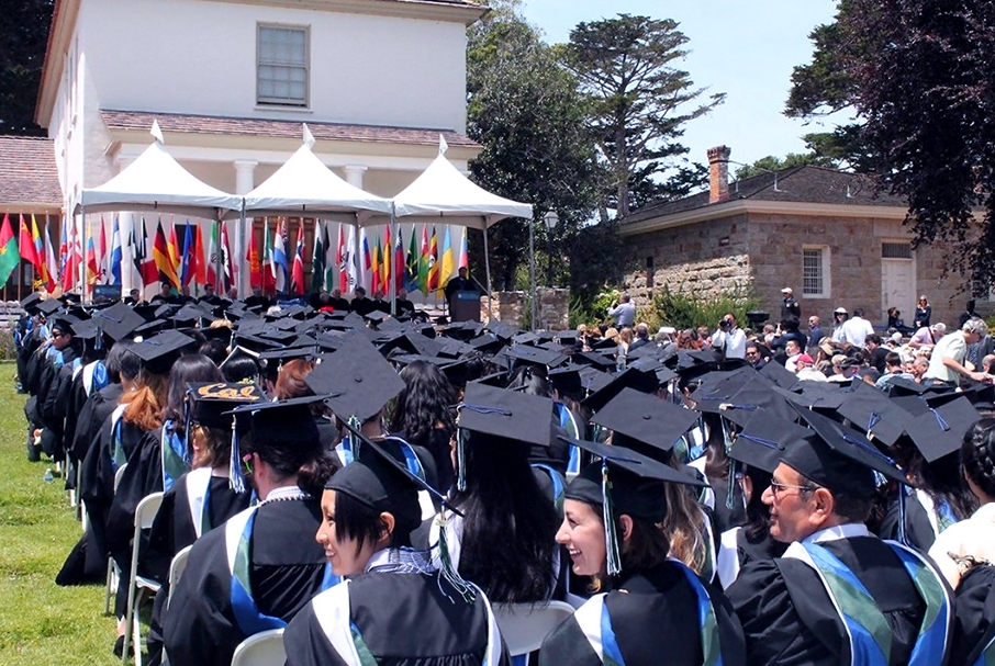 MIIS Graduation Colton Hall Lawn