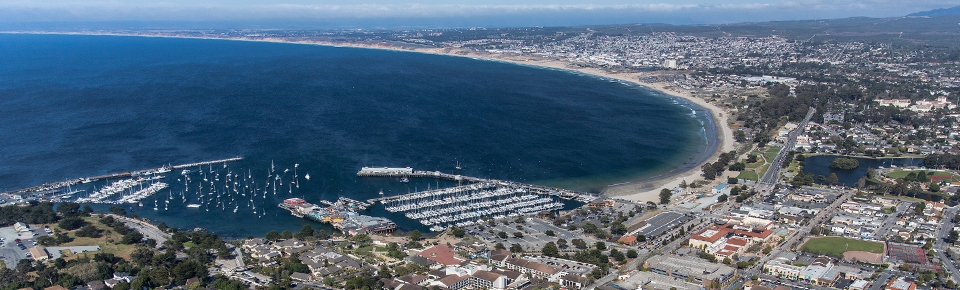 Monterey Bay Aerial Shot
